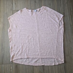 J. Jill Pure Jill Linen and Cotton Blend Top